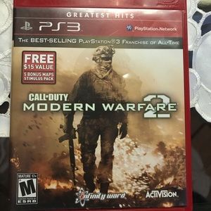 PS3 Call Of Duty Modern Warfare 2 Game